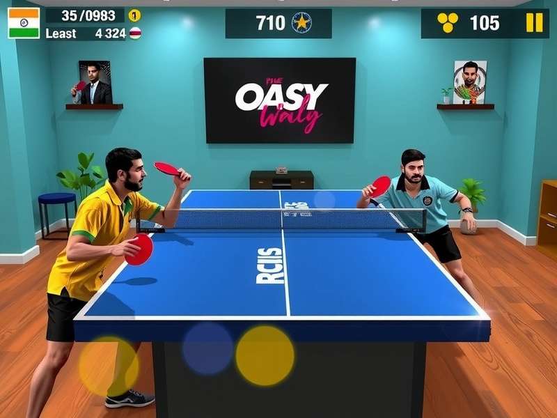 Indian players enjoying Elite Table Tennis Aces